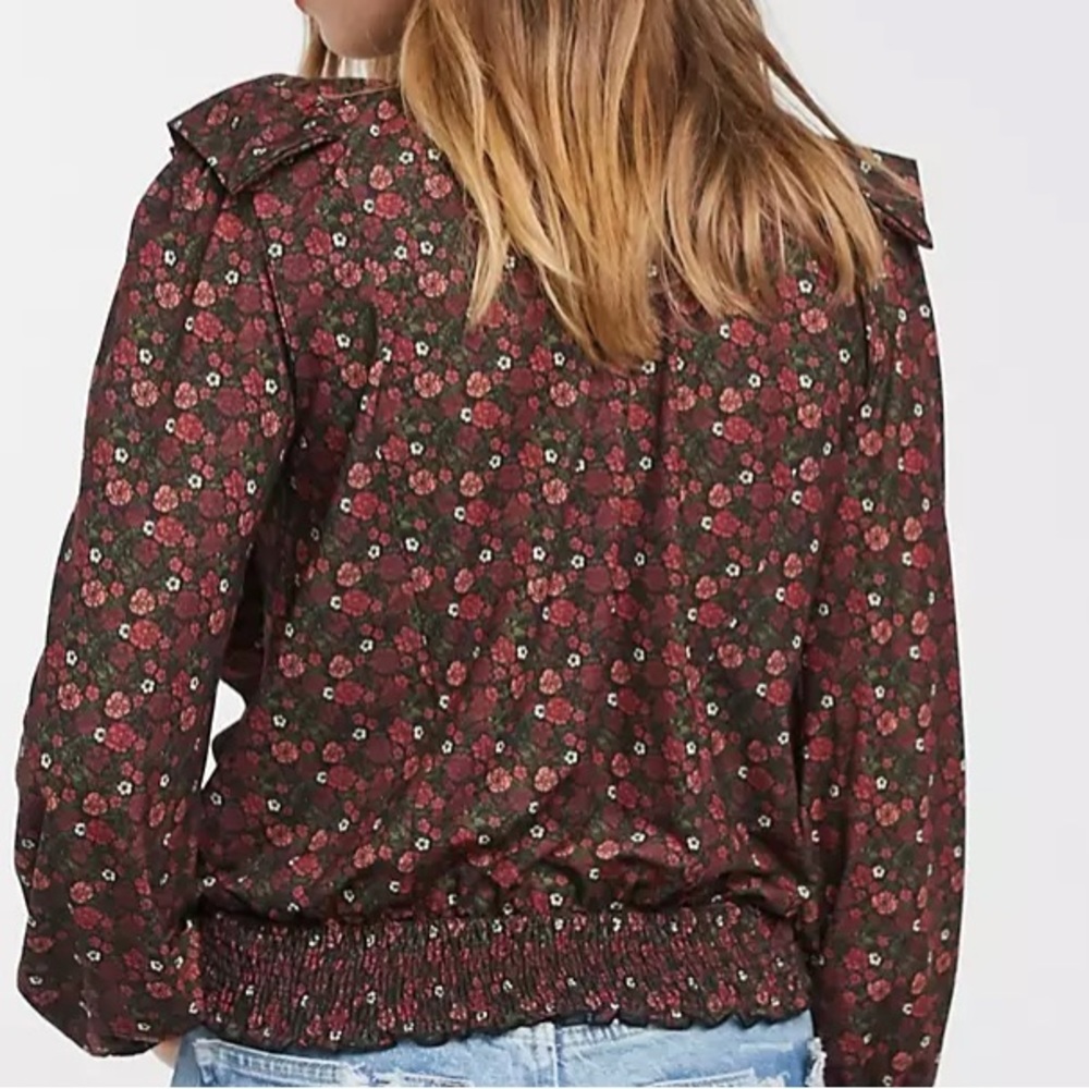 River Island | Floral Ruffled Top - Picture 2 of 6